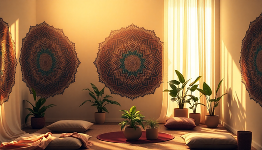 Elevate Your Space: Infusing Spiritual Serenity with Mandala Designs