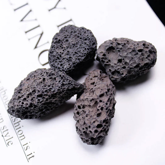 50g/bag Natural Volcanic Rock Stones – Aromatherapy Diffuser & Energy Charms for Women