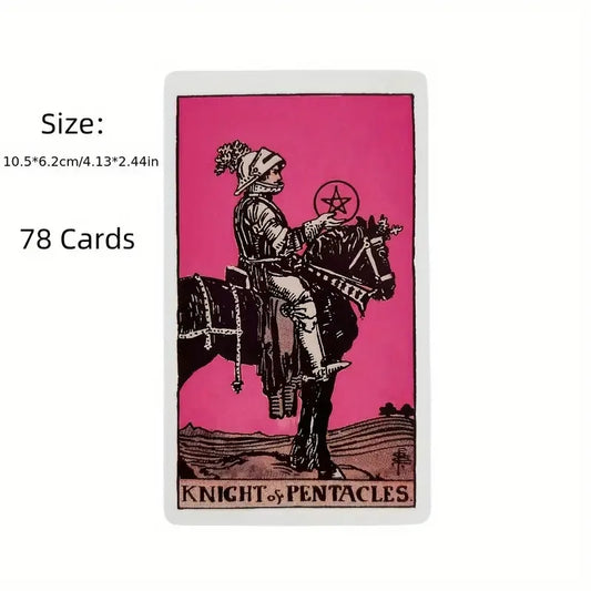 Pink Rider Tarot Cards – Beginner-Friendly Divination Deck in English
